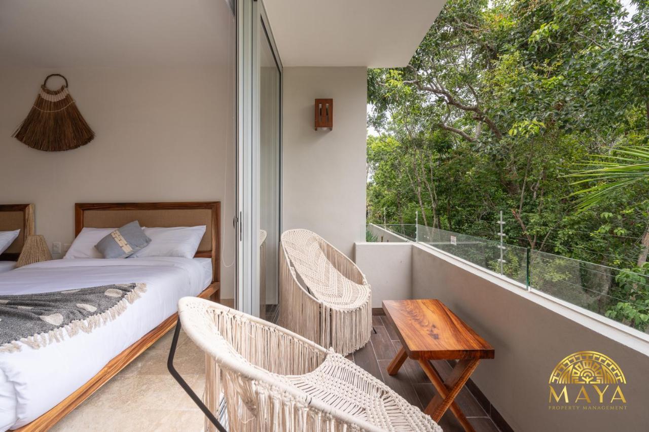Nhoa 208A Lux 2Br Condo Jungle View In Aldea Zama Tulum Luaran gambar