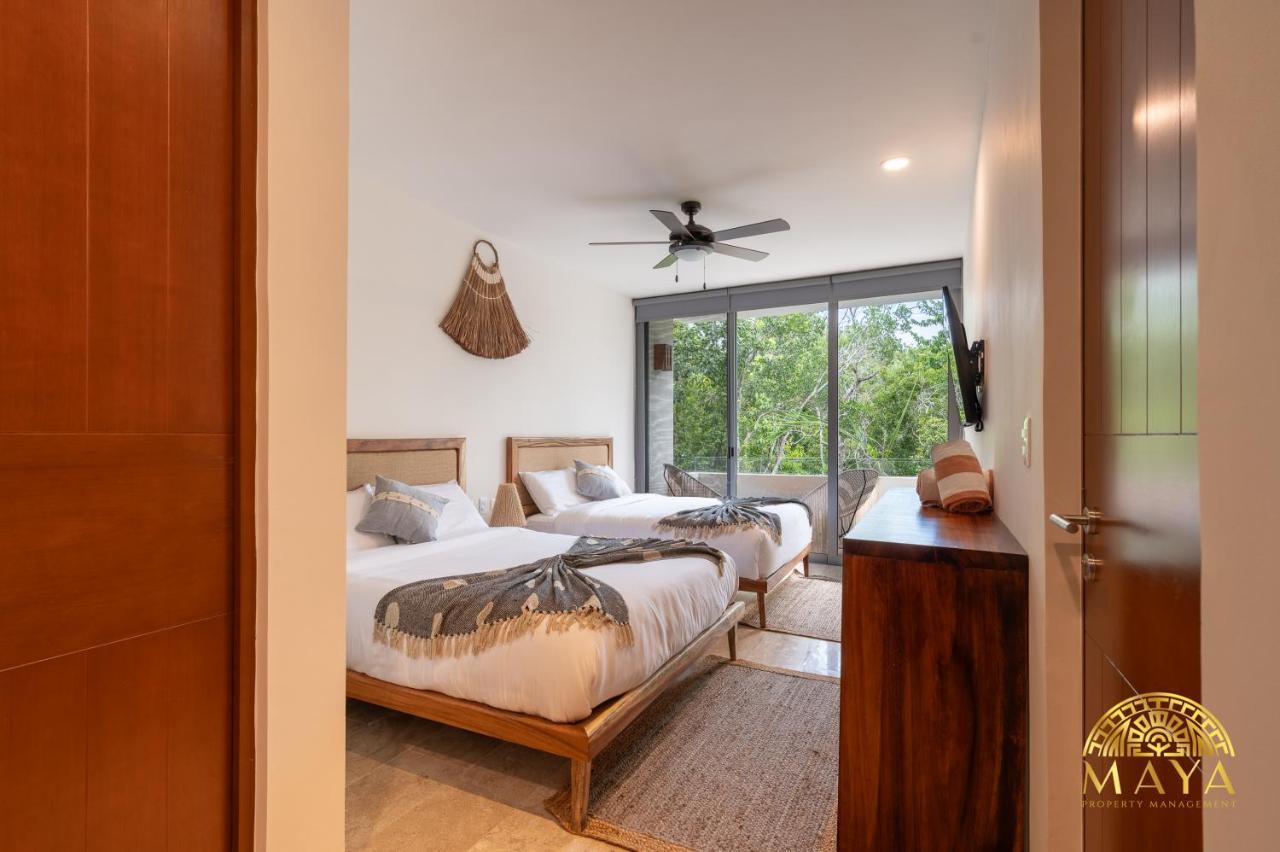 Nhoa 208A Lux 2Br Condo Jungle View In Aldea Zama Tulum Luaran gambar